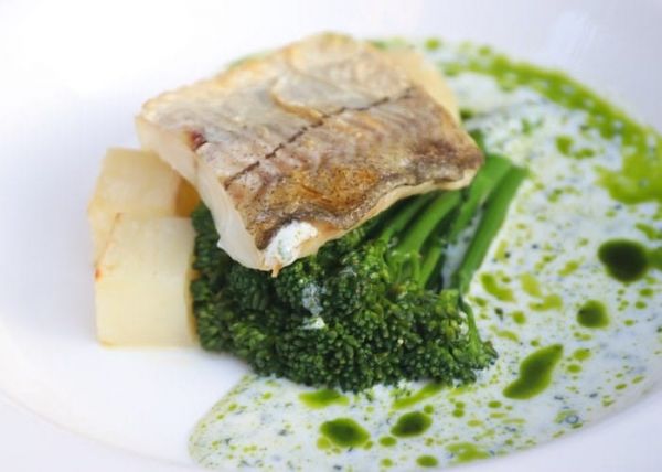 Pescado con brócoli