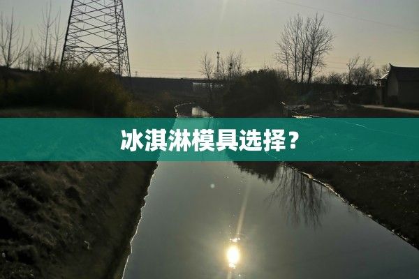 冰淇淋模具選擇？