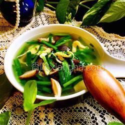 雞蛋香菇韭菜湯的做法[圖]