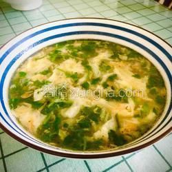 雞蛋香菜沖湯的做法[圖]