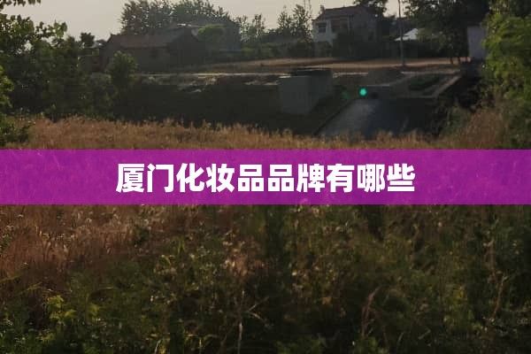 廈門化妝品品牌有哪些