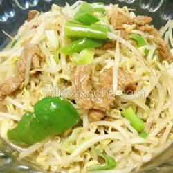 绿豆芽炒肉的做法[图]