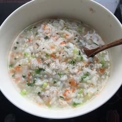 香菇油菜瘦肉粥的做法[圖]