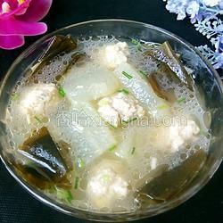 冬瓜海帶瘦肉湯的做法[圖]