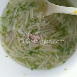 瘦肉蔬菜面的做法[圖]