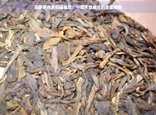 探索茶色素的健益處：一款天然成分的全面解析