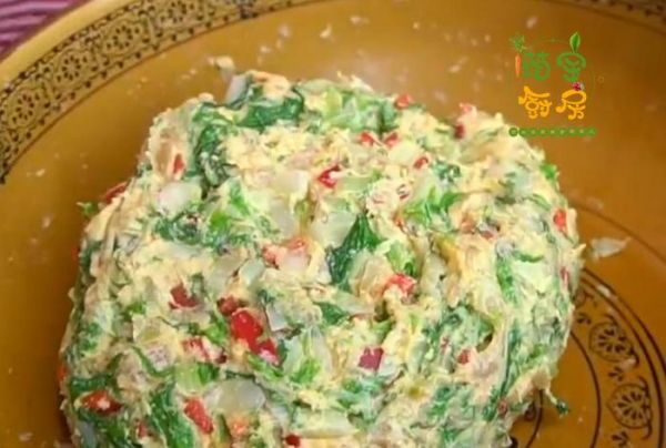 早餐餅這樣做，青菜、粗糧加雞肉，粗糧細(xì)做，營(yíng)養(yǎng)健康，做法簡(jiǎn)單