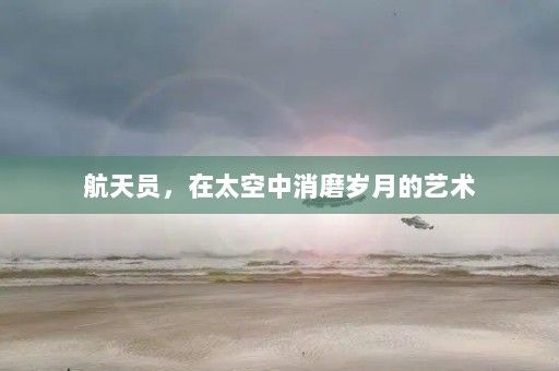 航天員，在太空中消磨歲月的藝術(shù)