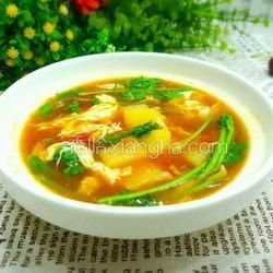 西红柿土豆鸡蛋汤的做法[图]
