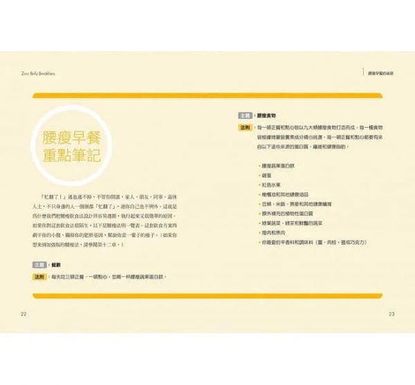 瘦腰、肚子肉的早餐怎麼吃？
