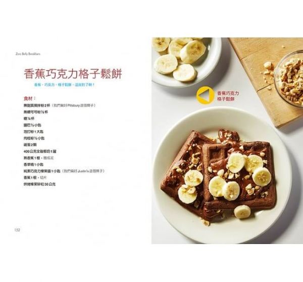 減肥食譜：香蕉巧克力鬆餅