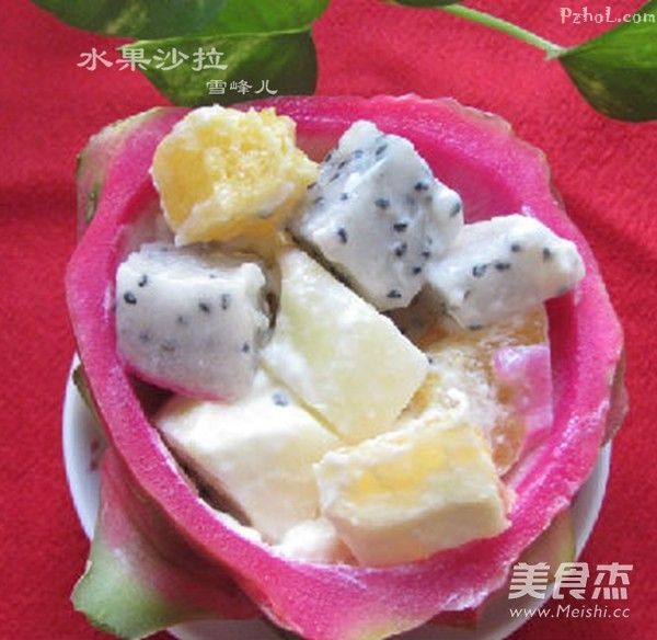 简单的水果沙拉成品图