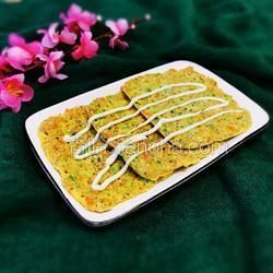 雜蔬麥片早餐餅（快手能量早餐）的做法[圖]