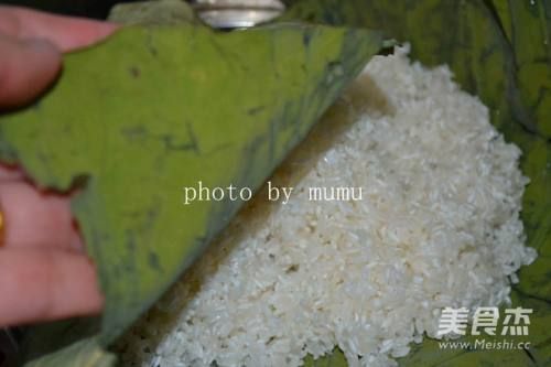 荷叶蒸饭的做法