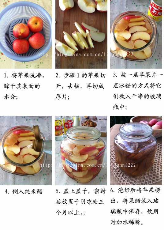 自制健康饮料：苹果醋