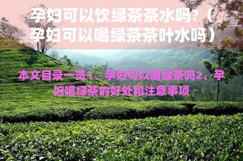 孕婦能喝綠茶嗎，孕婦能喝綠茶嗎?