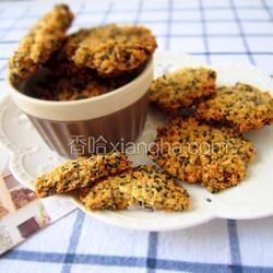 黑芝麻燕麥高纖餅干的做法[圖]
