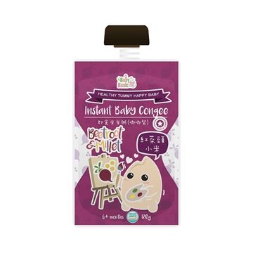 圖片 寶寶百味 Baby Basic 即食有機(jī)米米粥-唧唧裝(紅菜頭小米) 120g