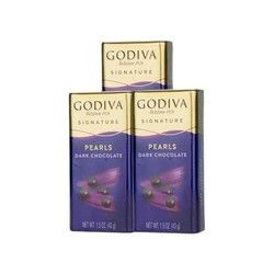 GODIVA 歌帝梵 純可可脂黑巧克力 43g*3罐裝