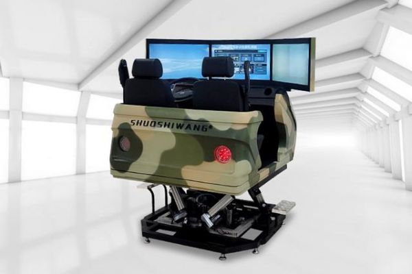 動感平臺汽車駕駛訓(xùn)練模擬器太酷了！-有駕