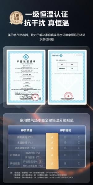 恒溫靜音抗干擾 美的無冷感燃?xì)鉄崴鱍M3安靜沐浴無打擾