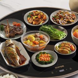 SUPOR 蘇泊爾 暖菜板 飯菜保溫板熱菜板 加熱桌墊菜板 發(fā)酵解凍定時(shí)安全童鎖加熱板可旋轉(zhuǎn) BZ60A801