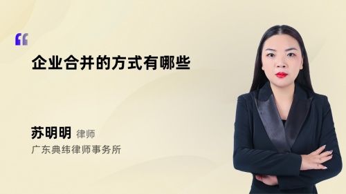 企業(yè)合并的方式有哪些
