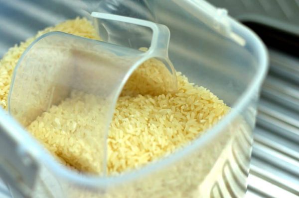 arroz como alternativas a las mancuernas