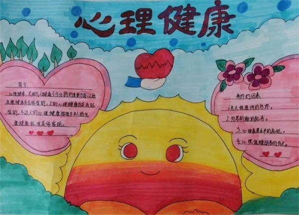 心理健康生命教育手抄報(bào)