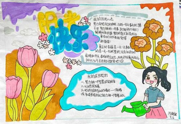 心理健康主題小報(bào)手抄報(bào)圖片