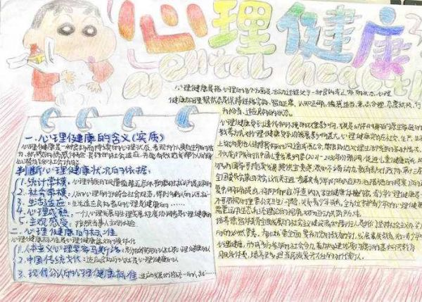 心理健康主題小報(bào)手抄報(bào)圖片