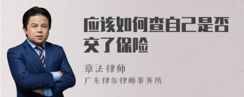 應該如何查自己是否交了保險