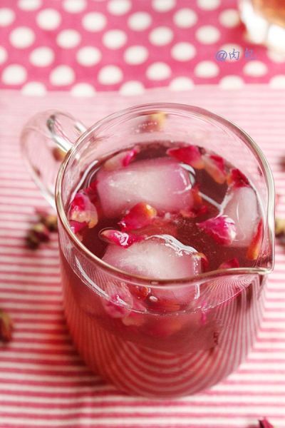 玫瑰蜂蜜冰橙飲