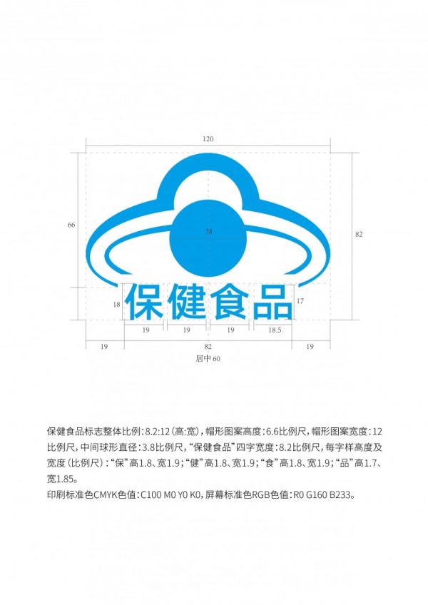 1-2：保健食品標志設計圖