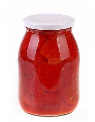 玻璃罐熱番茄醬