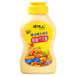 ROLLFUN 撸饭人 蜂蜜芥末酱 韩式汉堡蘸酱 三明治披萨热狗蘸酱沙拉酱220g