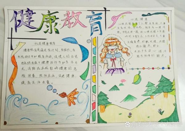 健康的手抄报怎么画 身体健康的手抄报怎么画