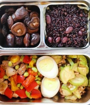 公司沒冰箱微波爐也能輕松帶飯，健康低卡通勤便當，持續(xù)更新的做法 步驟3