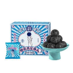 老金磨方 低糖黑芝麻丸 黑米黑豆枸杞玫瑰椰漿芝麻丸 即食零食蜂蜜丸子72g