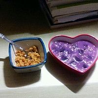 減肥餐2——紫薯燕麥米粥和黑米銀耳蓮子羹的做法圖解1