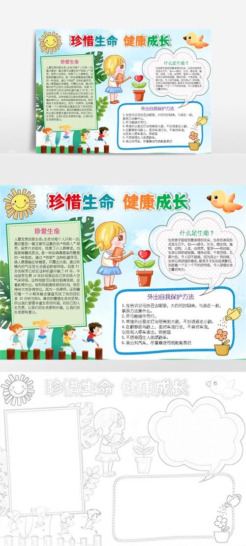 珍愛(ài)生命健康成長(zhǎng)手抄報(bào)內(nèi)容 珍愛(ài)生命