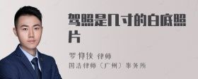 駕照是幾寸的白底照片