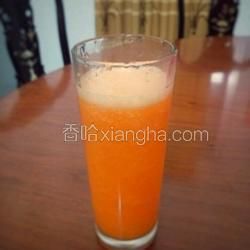 香橙胡萝卜果汁的做法[图]