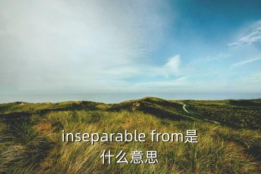inseparable from是什么意思