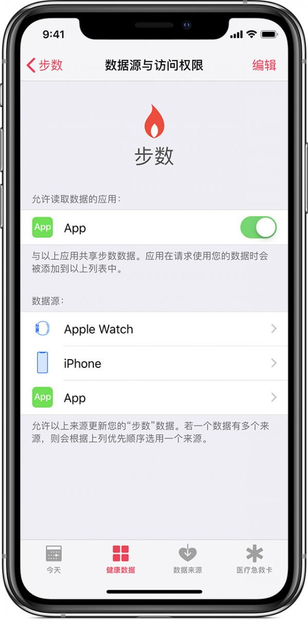如何在 iPhone“健康”应用中备份信息、添加多个数据来源？