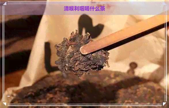 清喉利咽喝什么茶