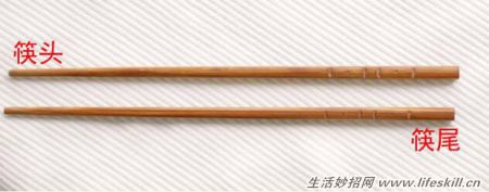 圖解筷子的正確使用方法