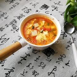 西紅柿豆腐湯的做法[圖]
