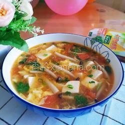 西紅柿豆腐菌菇湯的做法[圖]