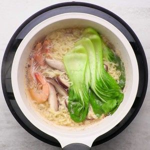 健康煮泡面的做法步骤 第3步